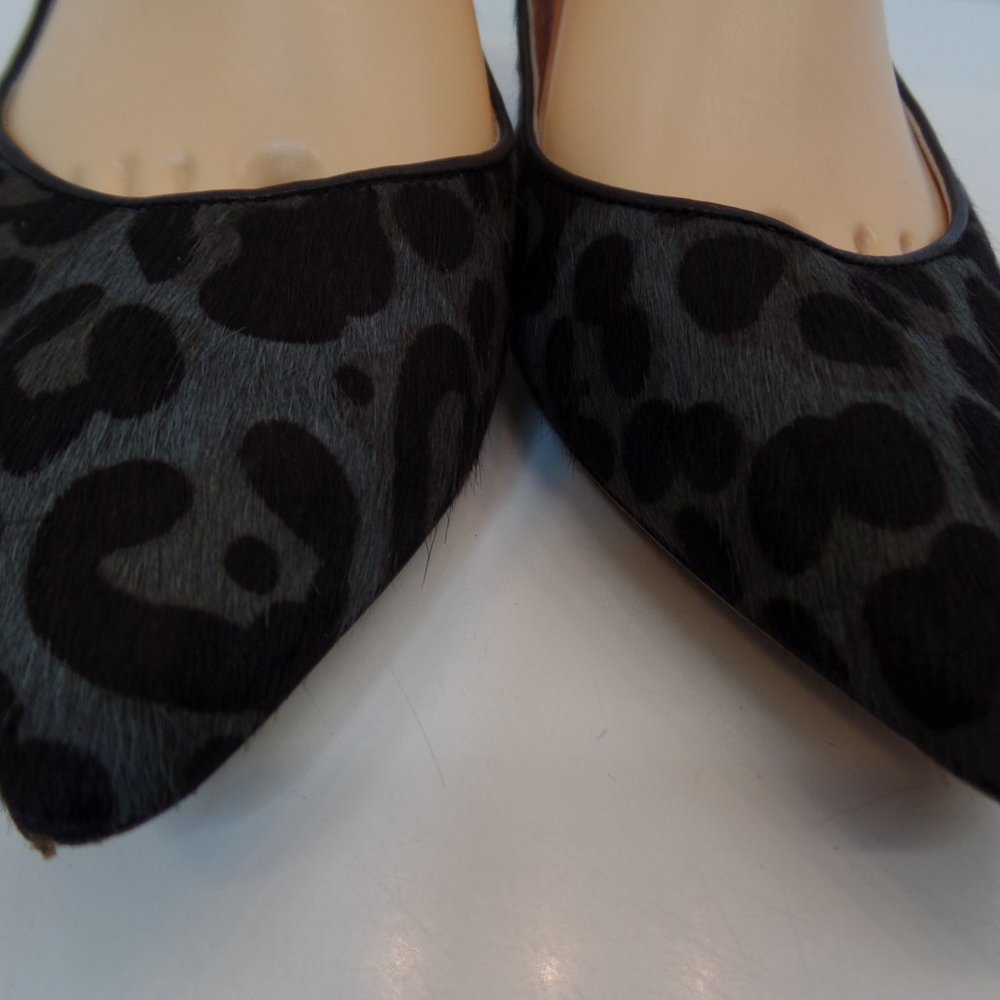 Jean-Michel Cazabat "Seducta" Multi Colored Animal Print Sling Back Heels Sz 7.5 - Picture 2 of 13